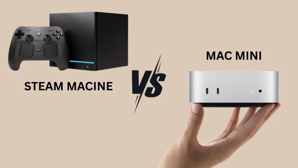 Steam Machine compared with Apple Mac Mini