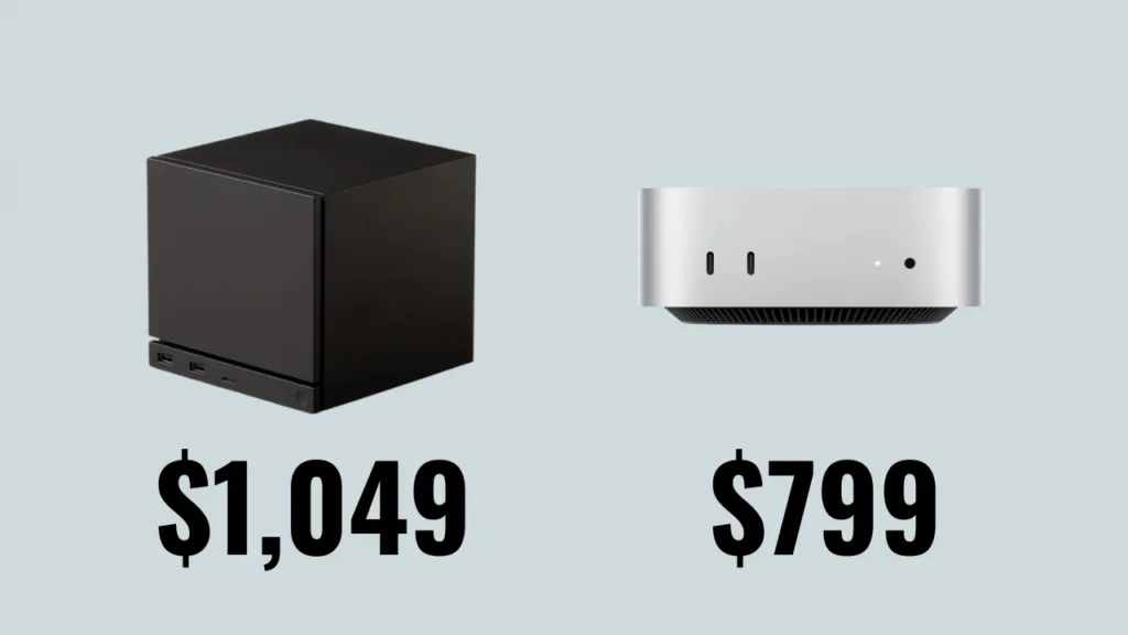 Steam Machine and Mac Mini pricing comparison
