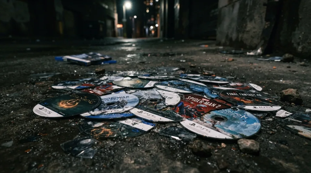 PlayStation ends physical games and discs in 2028