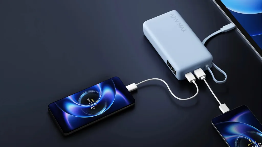 Xiaomi Power Bank 5i 20000mAh 67W fast charging laptop smartphone