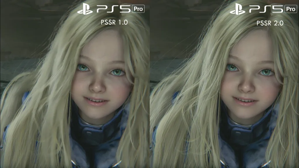 PS5 Pro PSSR update graphics comparison