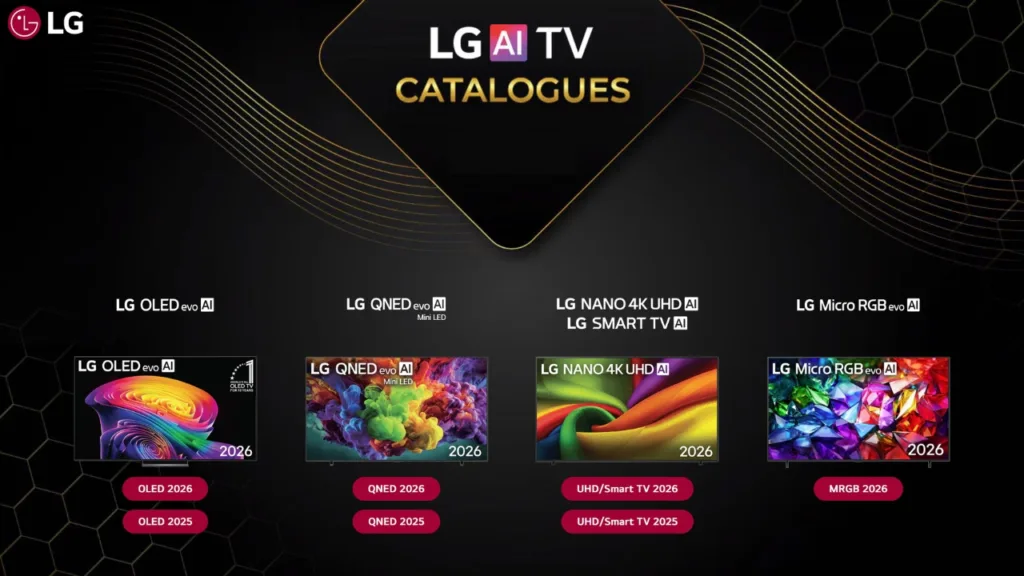 LG 2026 AI TV Lineup Launched in India