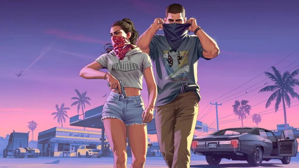 GTA 6 Extended Look Jason and Lucia artwork Netflix