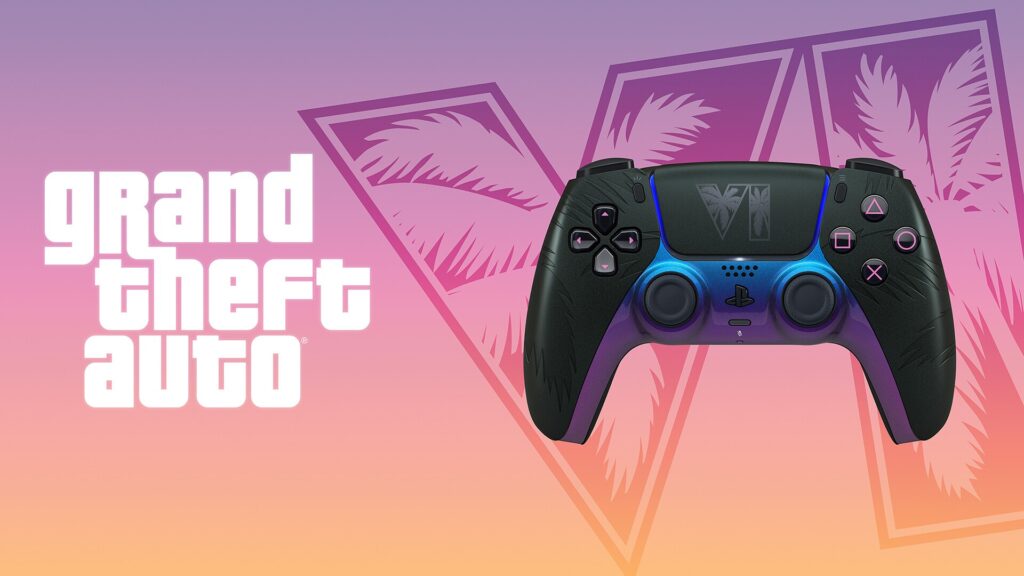 Official GTA 6 DualSense controller Black and White Limited Edition